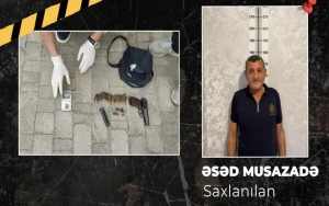 “Makarov” gəzdirən şəxs həbs edildi&nbsp;