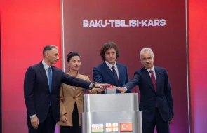 Bakı–Tbilisi–Qars dəmir yolu genişmiqyaslı modernləşdirmədən sonra - FOTOLAR