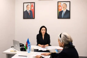 Ombudsman Səbinə Əliyeva vətəndaşları qəbul etdi - FOTOLAR