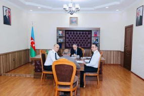 Baş prokuror Şəmkirdə vətəndaşları qəbul edib - FOTOLAR