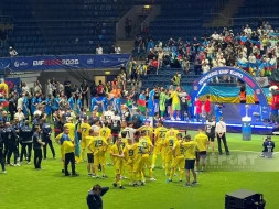 Avropa çempionatının qalibi olan millimiz mükafatlandırıldı