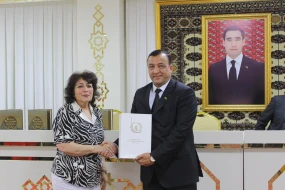 Aşqabadda Əcəmi Naxçıvaninin 900 illiyi qeyd olundu - FOTOLAR