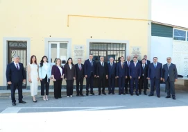 Vəkillər Kollegiyasının rəhbərliyi Vəkil Bürosunun açılış mərasimində iştirak etdi - FOTOLAR