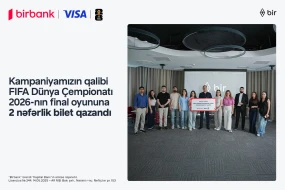 FIFA 2026 finalını yerində izləmək fürsəti sahibinə təqdim edildi – Birbank və Visa-nın kampaniyası yekunlaşdı&nbsp;