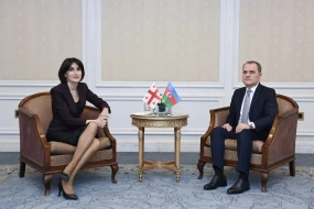 Azərbaycan və Gürcüstan XİN başçıları müzakirə apardılar