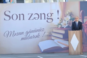 Emin Əmrullayev “Son zəng” tədbirində - FOTOLAR