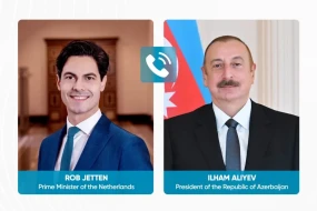 İlham Əliyev Niderlandın Baş naziri ilə telefon danışığı apardı