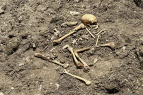 Ağdamda insan skeletinə bənzər qalıqlar aşkarlandı