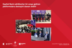 Kapital Bank sahibkarları bir araya gətirən platformalara dəstəyini davam etdirir
