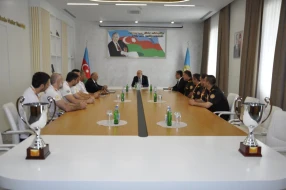 Kəmaləddin Heydərov FHN komandalarının üzvləri ilə görüşdü - FOTO/VİDEO