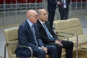 Nazir məktəblilərin basketbol yarışlarını izlədi - FOTOLAR