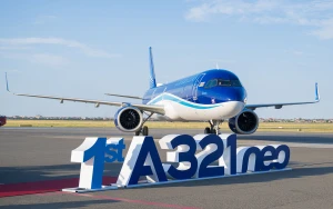 AZAL təyyarə parkına ilk yeni nəsil “Airbus A321neo”nu əlavə etdi - FOTOLAR/VİDEO