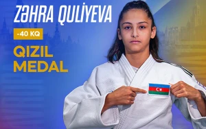 Zəhra Quliyeva Avropa çempionu oldu