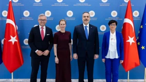 Hakan Fidan Ankarada Aİ rəsmiləri ilə görüşdü