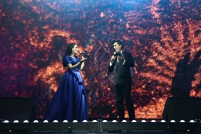 Bulvarda Türk dünyası sənətçilərinin konserti keçirildi - FOTOLAR