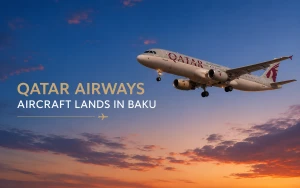 “Qatar Airways”in təyyarəsi əlverişsiz havaya görə Bakıya eniş etdi
