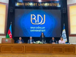 Ombudsman magistrantların dissertasiya işlərinin müdafiəsində - FOTOLAR