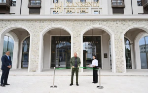 İlham Əliyev “Xankəndi” hotelinin açılışında - FOTOLAR