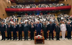 Zakir Həsənov Ərdoğanla məzuniyyət tədbirində - FOTOLAR