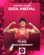 Güləşçimiz Avropa çempionu oldu