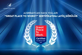 AZAL \"Great Place to Work\" sertifikatı ilə təltif olundu