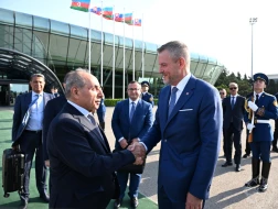 Slovakiya Prezidentinin Azərbaycana səfəri başa çatdı - FOTO
