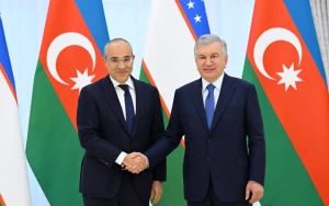 Mirziyoyev Mikayıl Cabbarovu qəbul etdi - FOTO