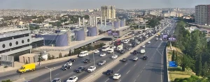 Bakının bu yollarında tıxac var