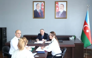 Baş prokuror Samuxda vətəndaşları qəbul etdi - FOTOLAR