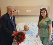 İsa Həbibbəyli Ömər Eldarovu ziyarət etdi 
