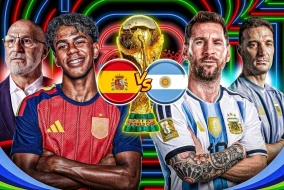 İspaniya və Argentina üz-üzə - CANLI