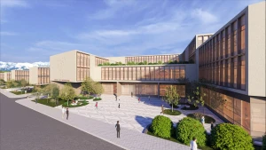 Qarabağ Universitetinin yeni fakültəsinin binası belə görünəcək - FOTOLAR