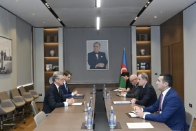 Ceyhun Bayramov yeni səfiri qəbul etdi - FOTO
