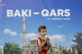 AZAL-ın Qarsa ilk uçuşu - FOTOLAR