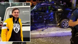 Avtobusla toqquşan avtomobilin sürücüsü öldü