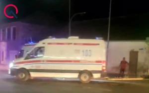 Gəncədə təcili yardım maşını qəzaya düşdü - FOTO
