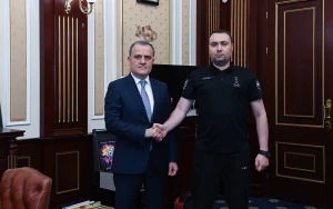 Ceyhun Bayramov Kirill Budanov ilə görüşdü
