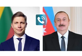 Litvanın Baş naziri İlham Əliyevə zəng etdi