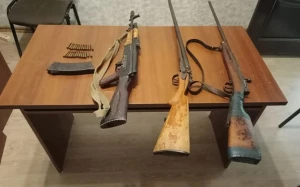 Qanunsuz saxlanılan silahlar aşkar edildi