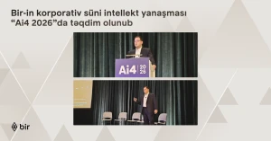 Bir-in korporativ süni intellekt yanaşması “Ai4 2026”da təqdim olundu