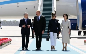 Prezidentlər və birinci xanımlar “Kuksaroy” Dövlət İqamətgahında birgə foto çəkdirdilər