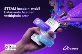 &nbsp;Azercell məşhur oyun platforması “Steam” ilə eksklüziv əməkdaşlığa başlayır&nbsp;
