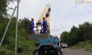 “Azərişıq” ASC Ağdərənin elektrik təsərrüfatını yenidən qurur