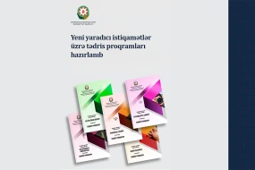 5 yeni yaradıcı istiqamət üzrə tədris proqramları hazırlandı