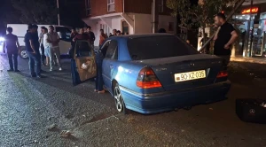 Lənkəranda 2 maşın toqquşdu - Yaralanan var