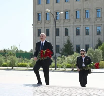 Prezident İlham Əliyev Hərbi Dəniz Qüvvələrində olub - Fotolar