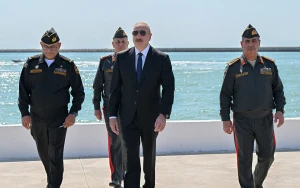 Prezidentin Hərbi Dəniz Qüvvələrinə ziyarətindən - Görüntülər