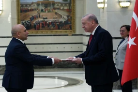 Ərdoğan ölkəmizin Türkiyədəki səfirini qəbul etdi - FOTO