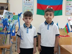 Xankəndidə məktəb həyatı ilə tanış olan əkiz qardaşlar – REPORTAJ