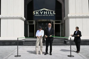 İlham Əliyev Şamaxıda \"Pirqulu Park\" hotelinin açılışını etdi - YENİLƏNDİ (FOTOLAR)